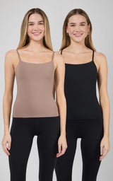 Lux Newbury Camisole Tank 2 PK - 90 Degree by Reflex