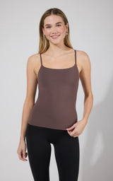 2PK Lux Adjustable Strap Camisole with Bra - 90 Degree by Reflex