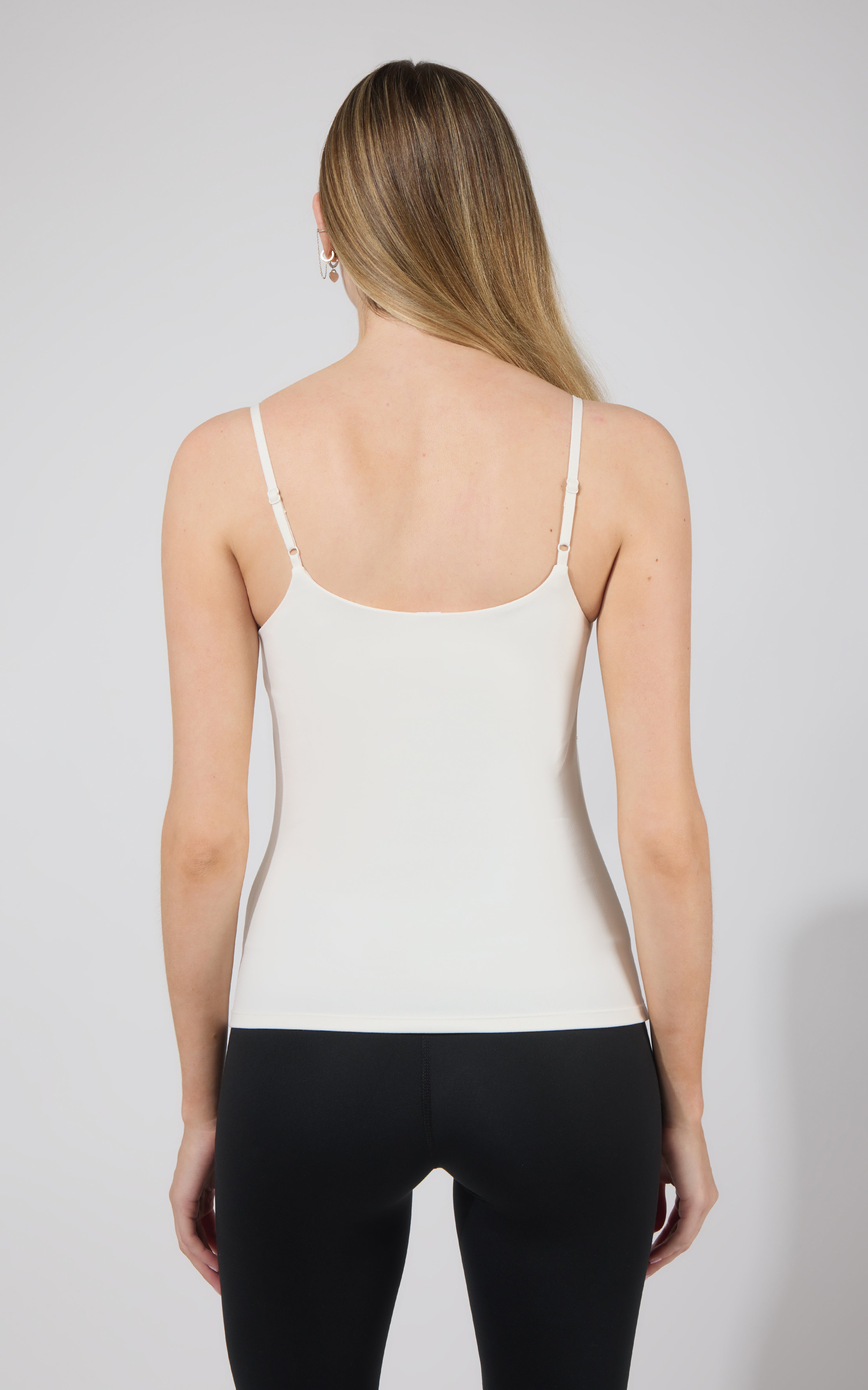 2PK Lux Adjustable Strap Camisole with Bra - 90 Degree by Reflex