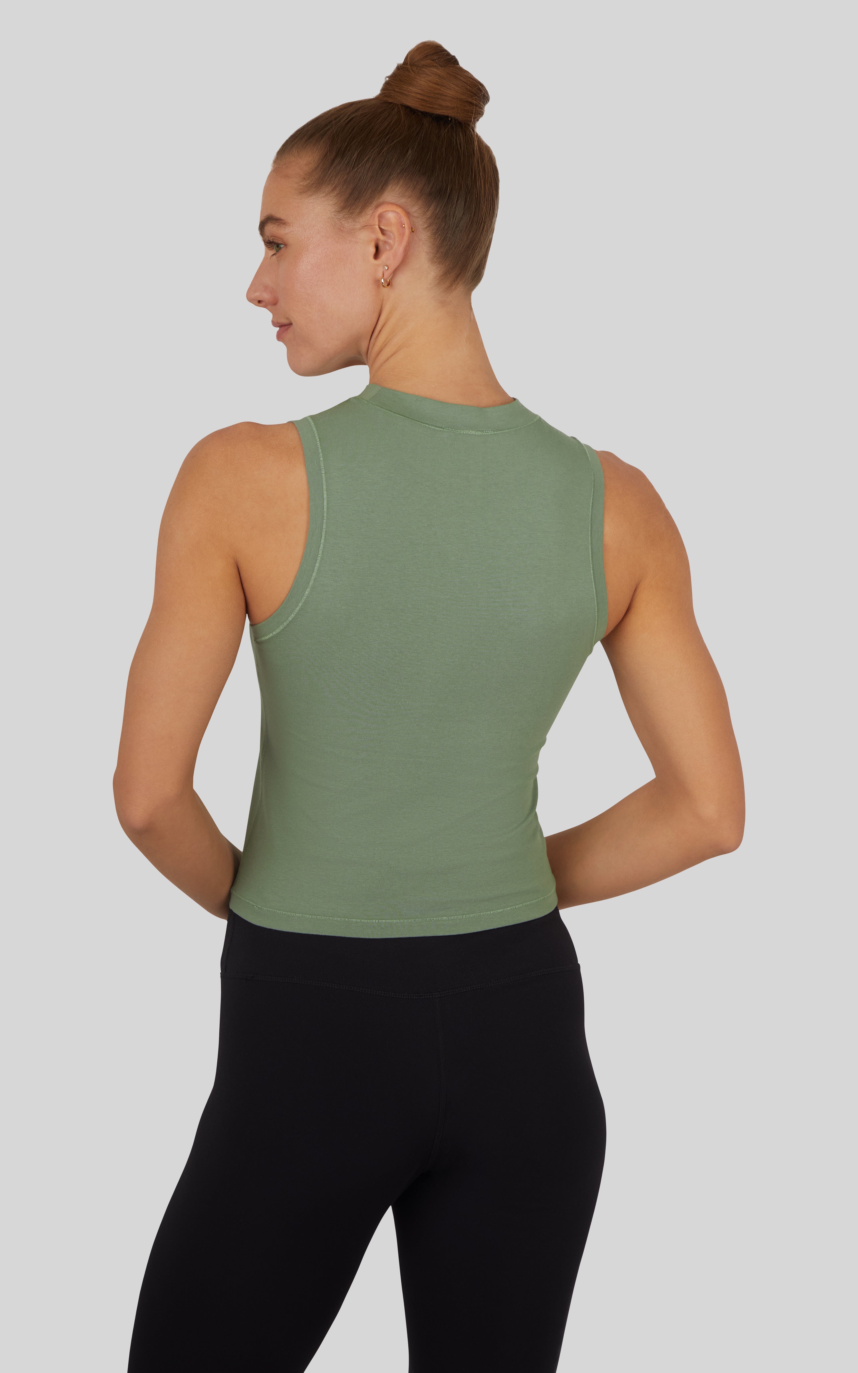 2 Pack Airlite Mock Neck Tank - Our Linen Story