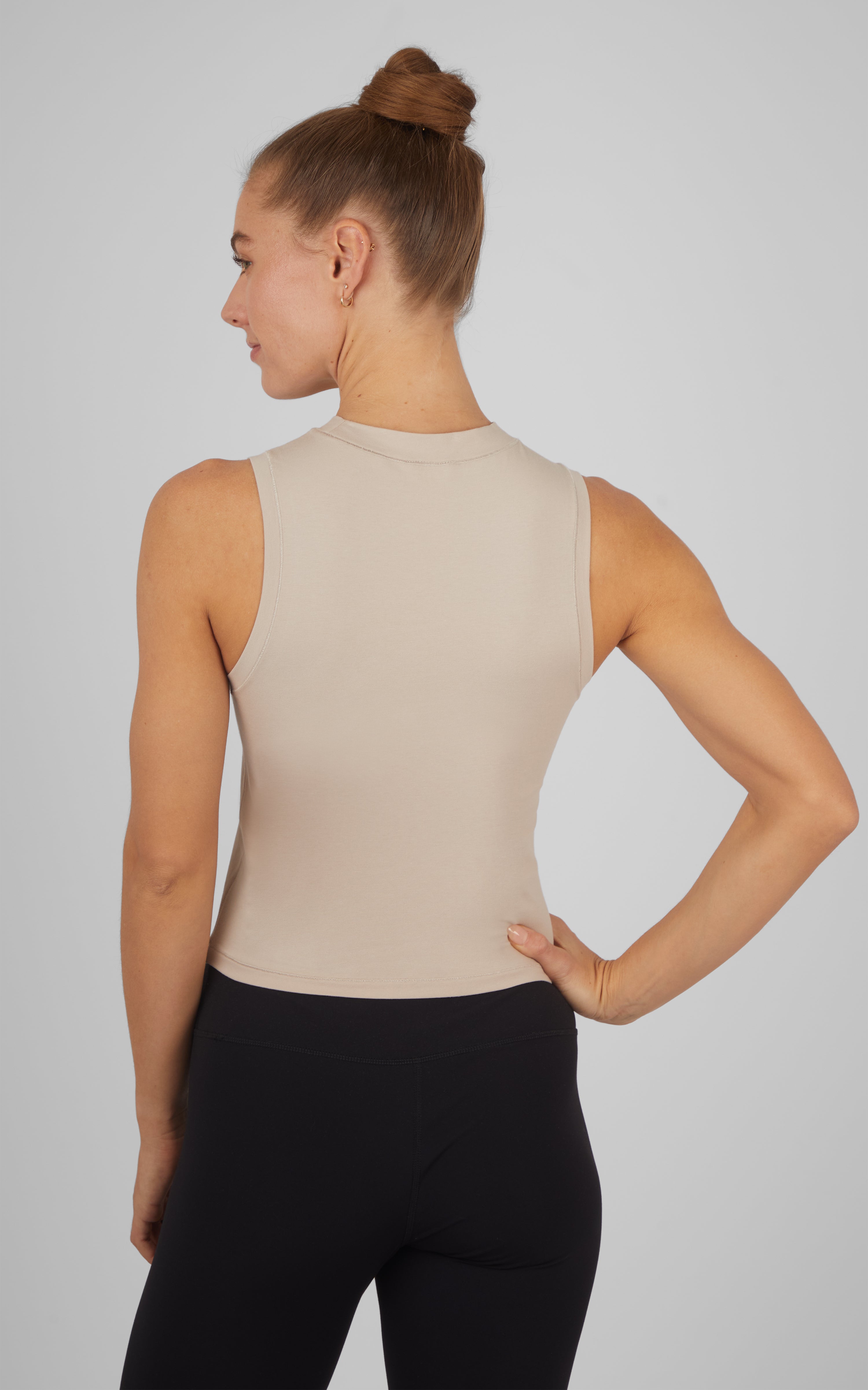 2 Pack Airlite Mock Neck Tank - Our Linen Story