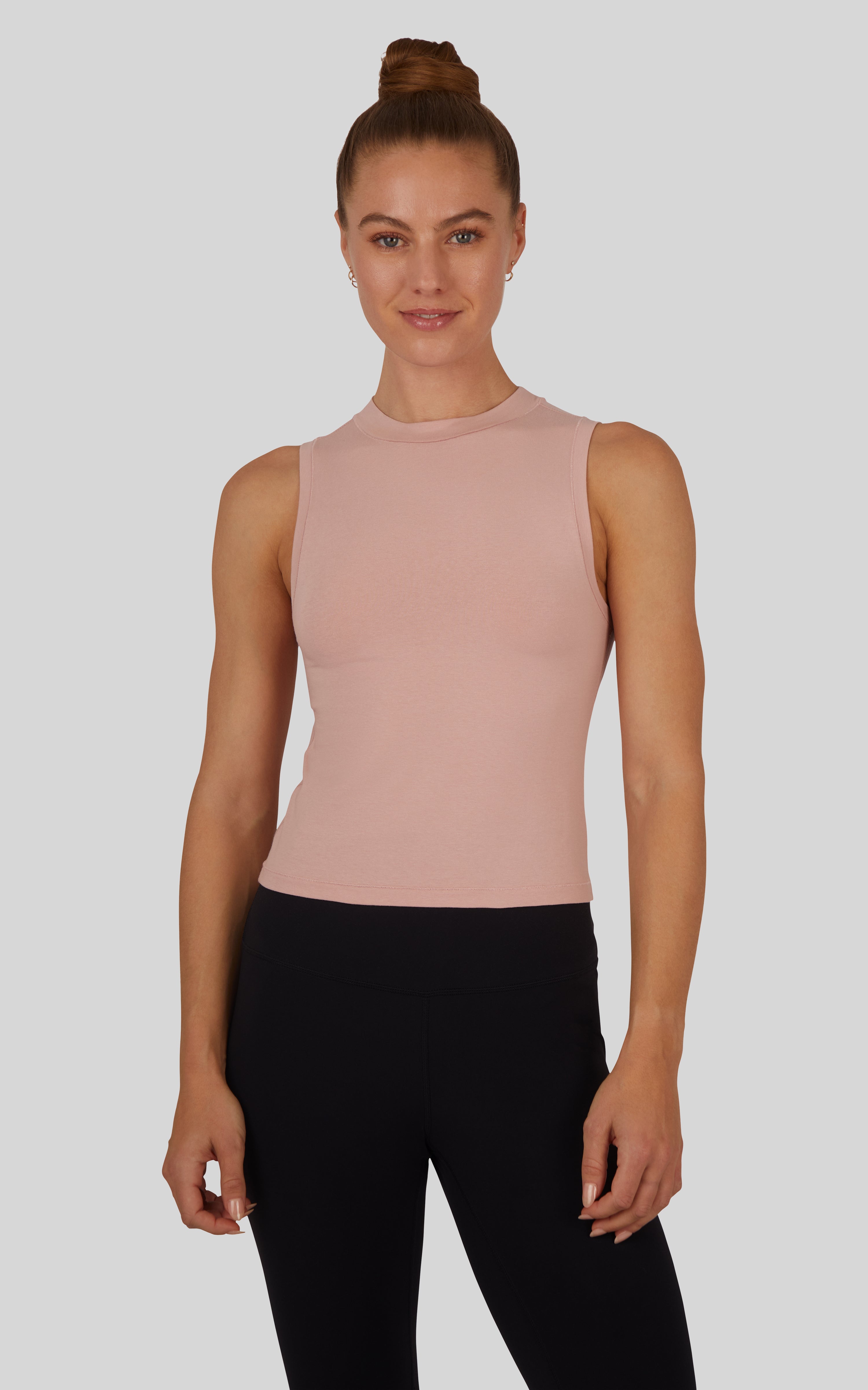 2 Pack Airlite Mock Neck Tank - Our Linen Story