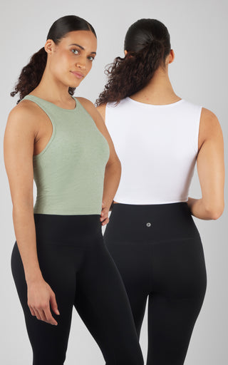 2 Pack Heavenly Ribbed Tank - 90 Degree by Reflex