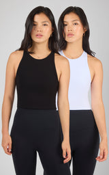 2 Pack Heavenly Ribbed Tank - 90 Degree by Reflex