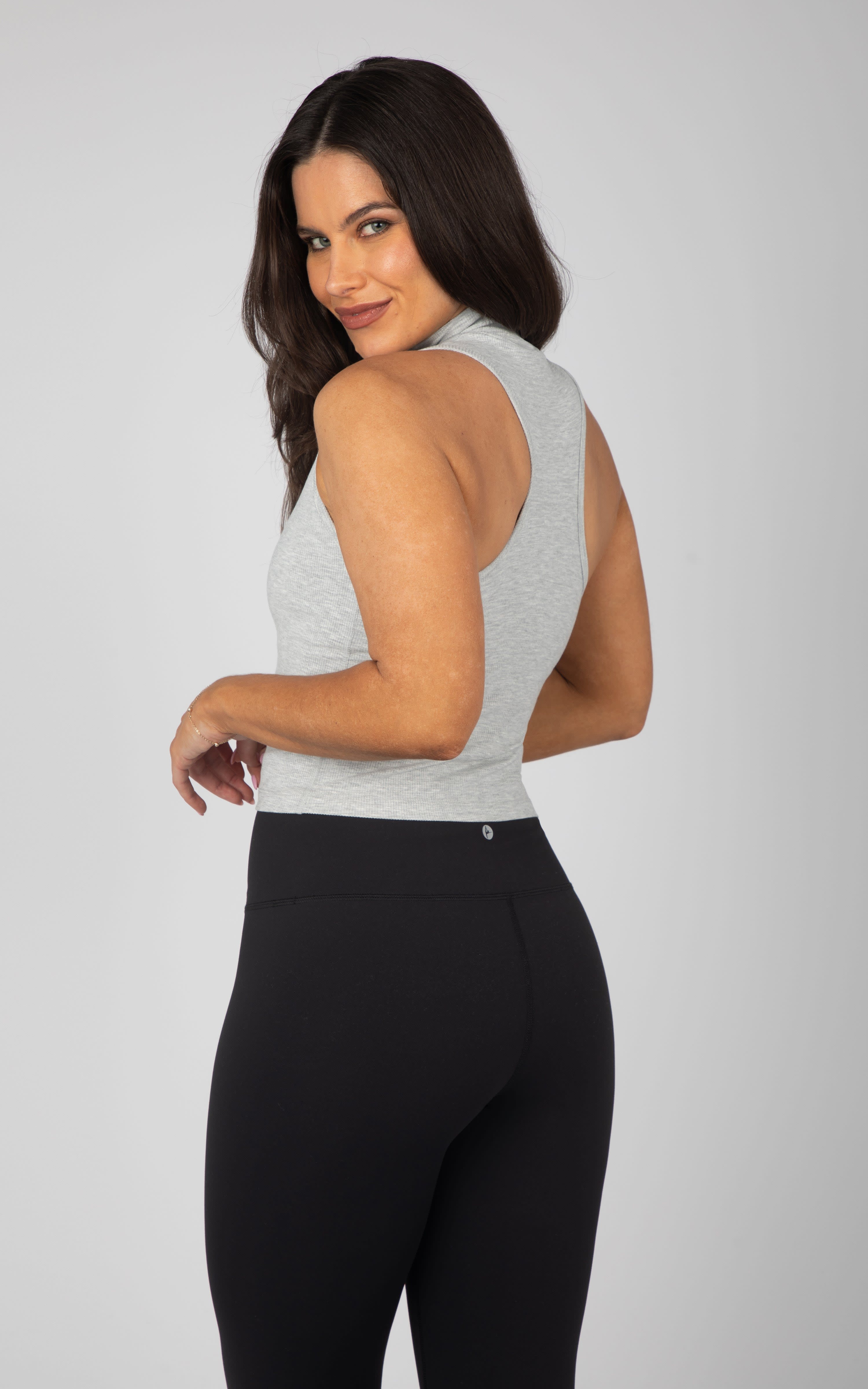 2 PK Mock Neck Tank Top - 90 Degree by Reflex