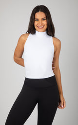 2 PK Mock Neck Tank Top