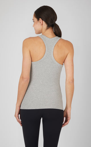 Heavenly Ribbed Vinyasa Longline Racerback Tank