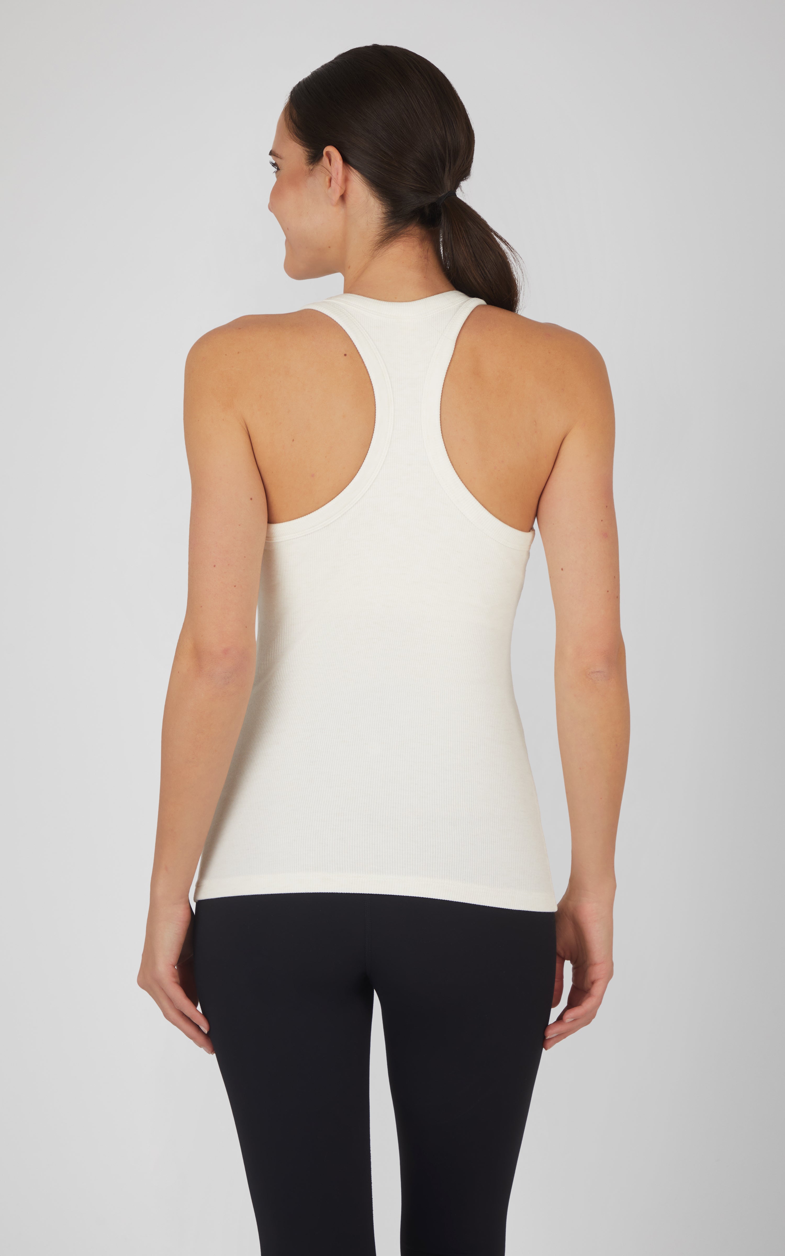 Heavenly Ribbed Vinyasa Longline Racerback Tank