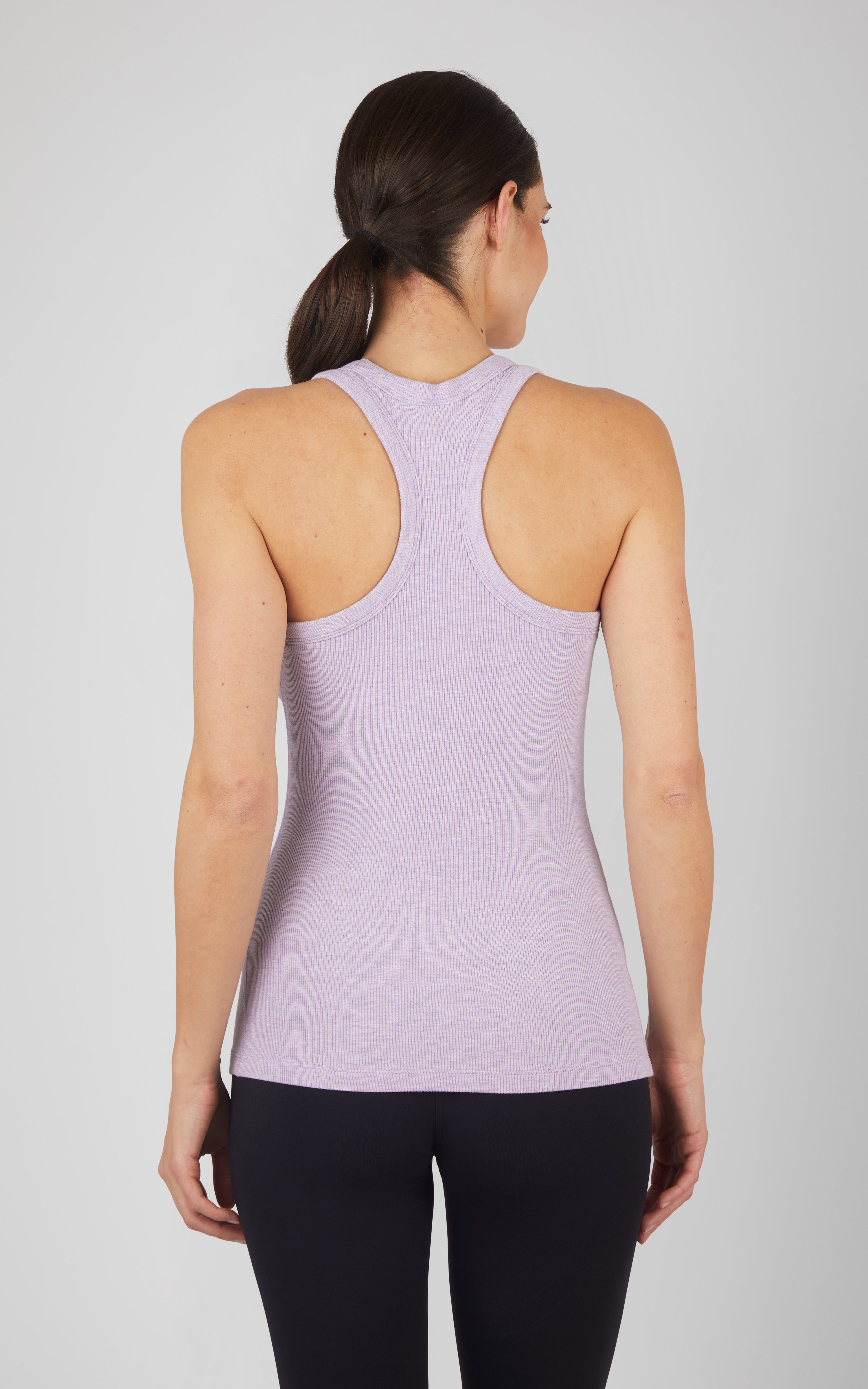 Heavenly Ribbed Vinyasa Longline Racerback Tank