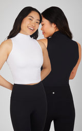 2 PK Ribbed Mock Neck Tank - 90 Degree by Reflex