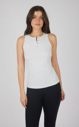 Heavenly Rib Henley Tank