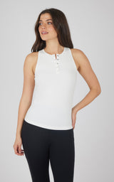 Heavenly Rib Henley Tank