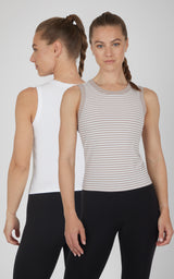 2 PK Ribbed Cambria Tank - Our Ocean Core Story - 90 Degree by Reflex