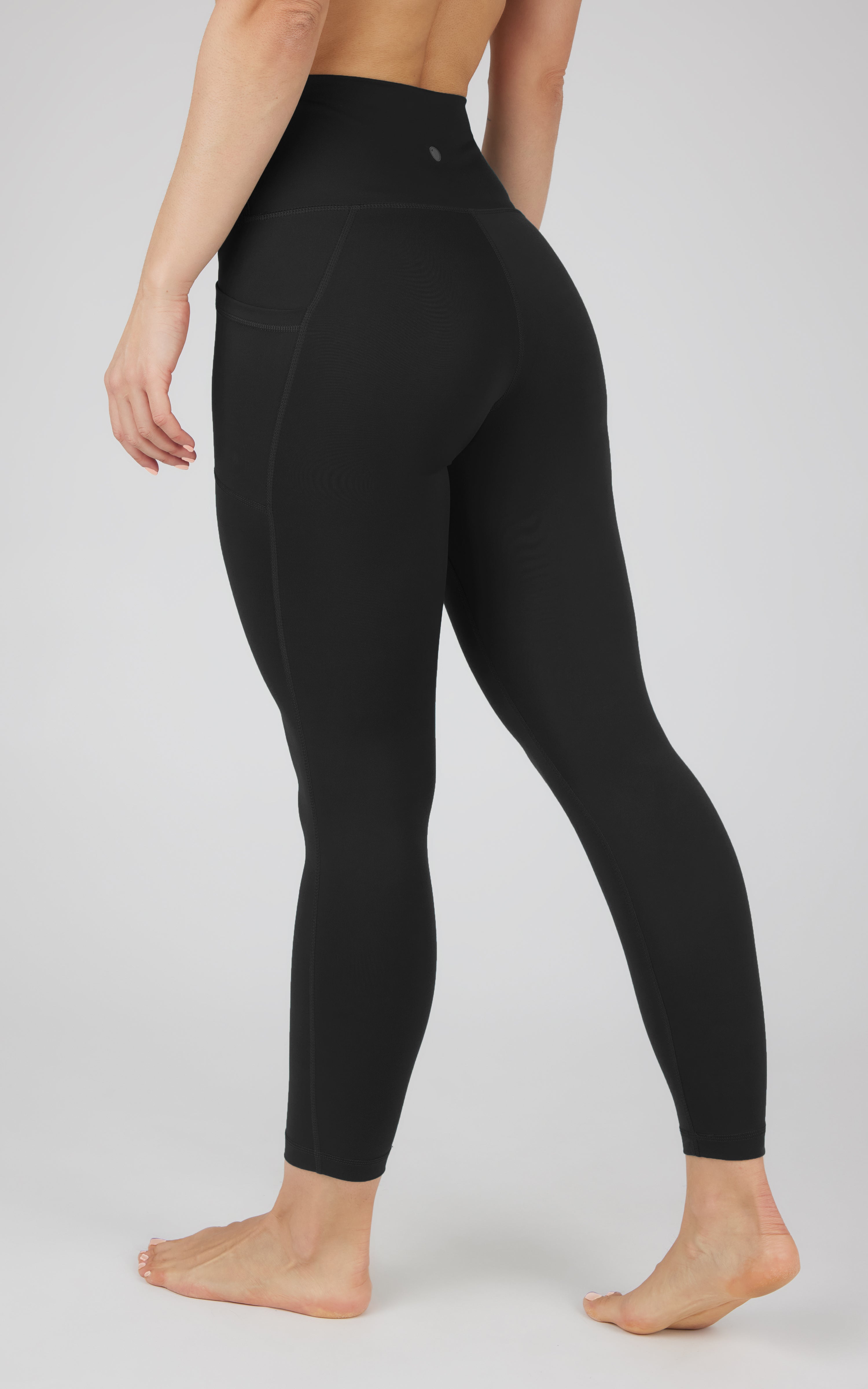 Lux Elastic Free High Waist Side Pocket 7/8 Ankle - 90 Degree by Reflex