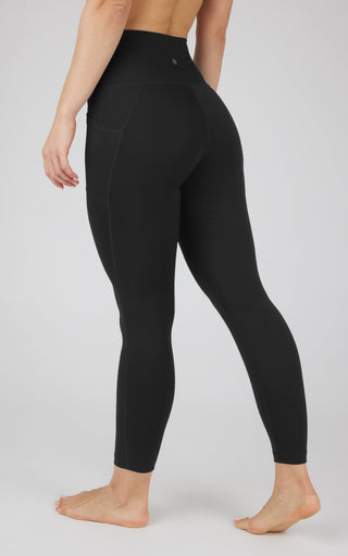 Lux Elastic Free High Waist Side Pocket 7/8 Ankle - 90 Degree by Reflex