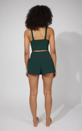 Ribbed Alamo Bra Tank & Lightstreme Crossfire Short Set