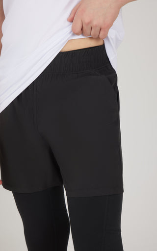 Boys 2 PK Running Short and Legging - 90 Degree by Reflex
