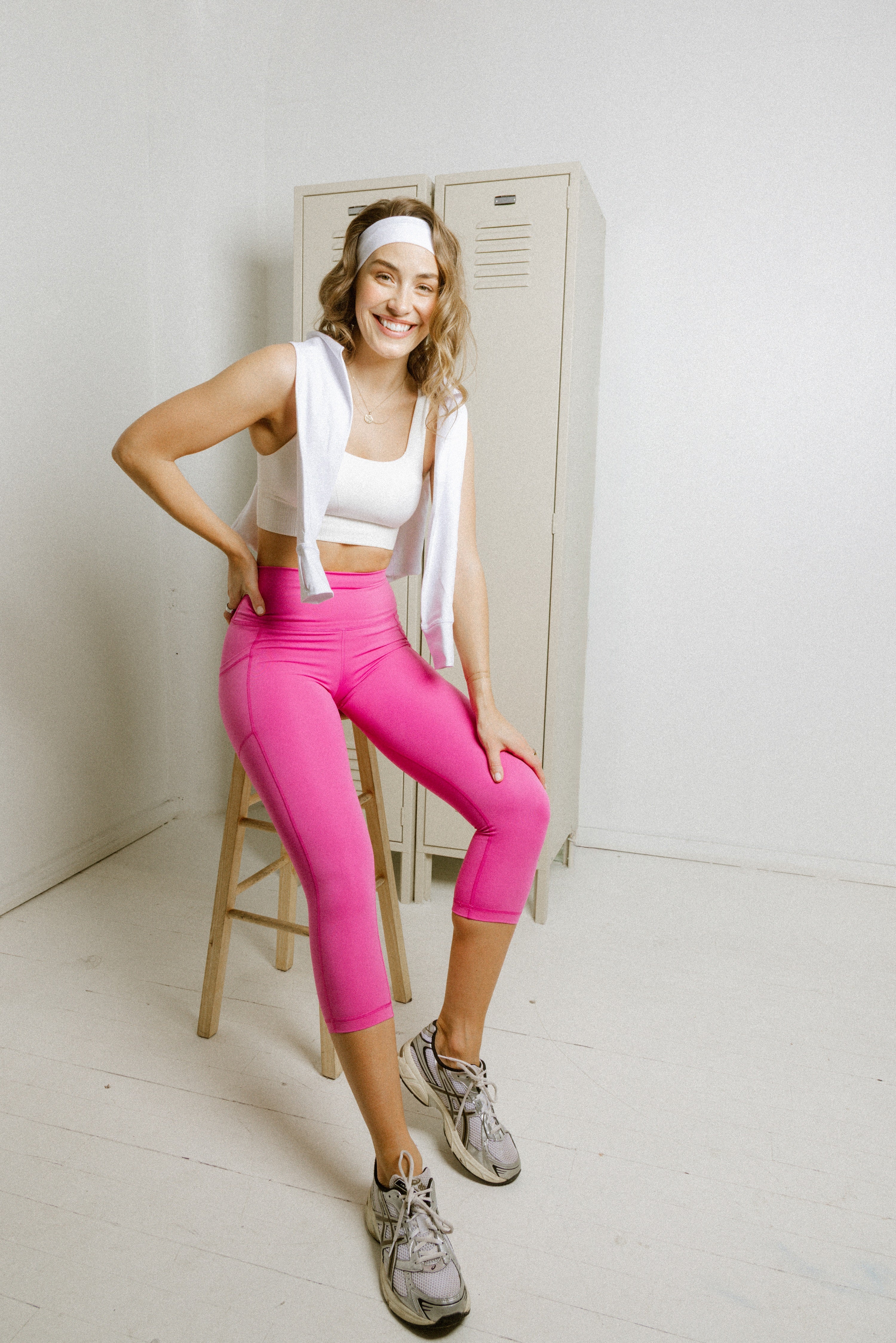 2 PK Interlock Side Pocket and Everyday Capris - 90 Degree by Reflex