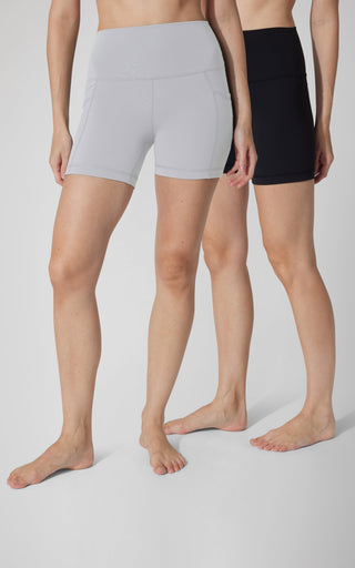 2 PK Lux Classic and Pocketed 5" Shorts - Our Earthy Story - 90 Degree by Reflex