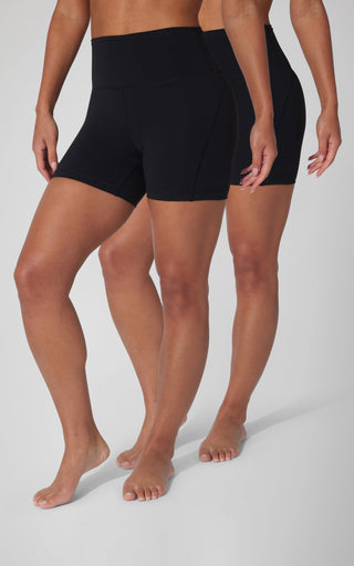 2 PK Wonderlink Super High Waist 5" Short - Our Cafe Story - 90 Degree by Reflex