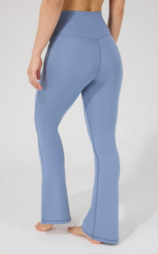 Lux Madison Crossover Elastic Free Waist 31 1/2 inch Flare Leg Pant - 90 Degree by Reflex