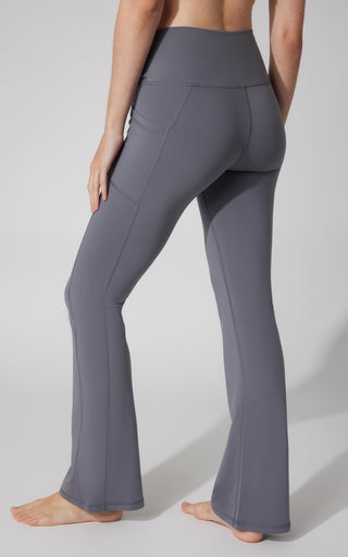 Polarlux Tribeca Elastic Free Full Length Side Pocket Flare Leg Pant - 90 Degree by Reflex