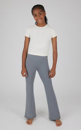 Girls 2 Pack  Interlock Everyday Full Length Legging and Everyday Interlock High Waist Flared Pant - 90 Degree by Reflex