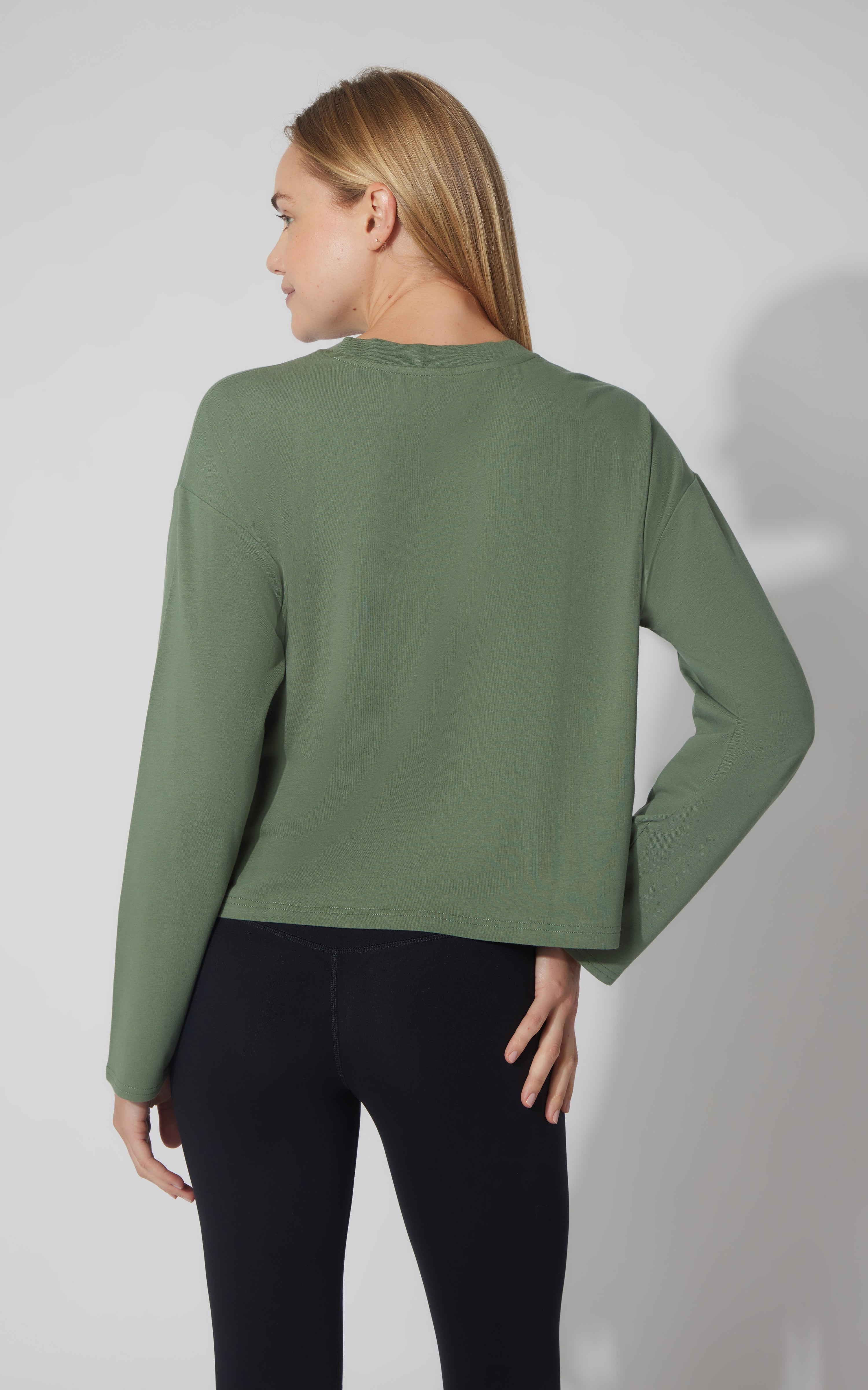 2 PK Cotton Deluxe Boxy Long Sleeve Top - 90 Degree by Reflex