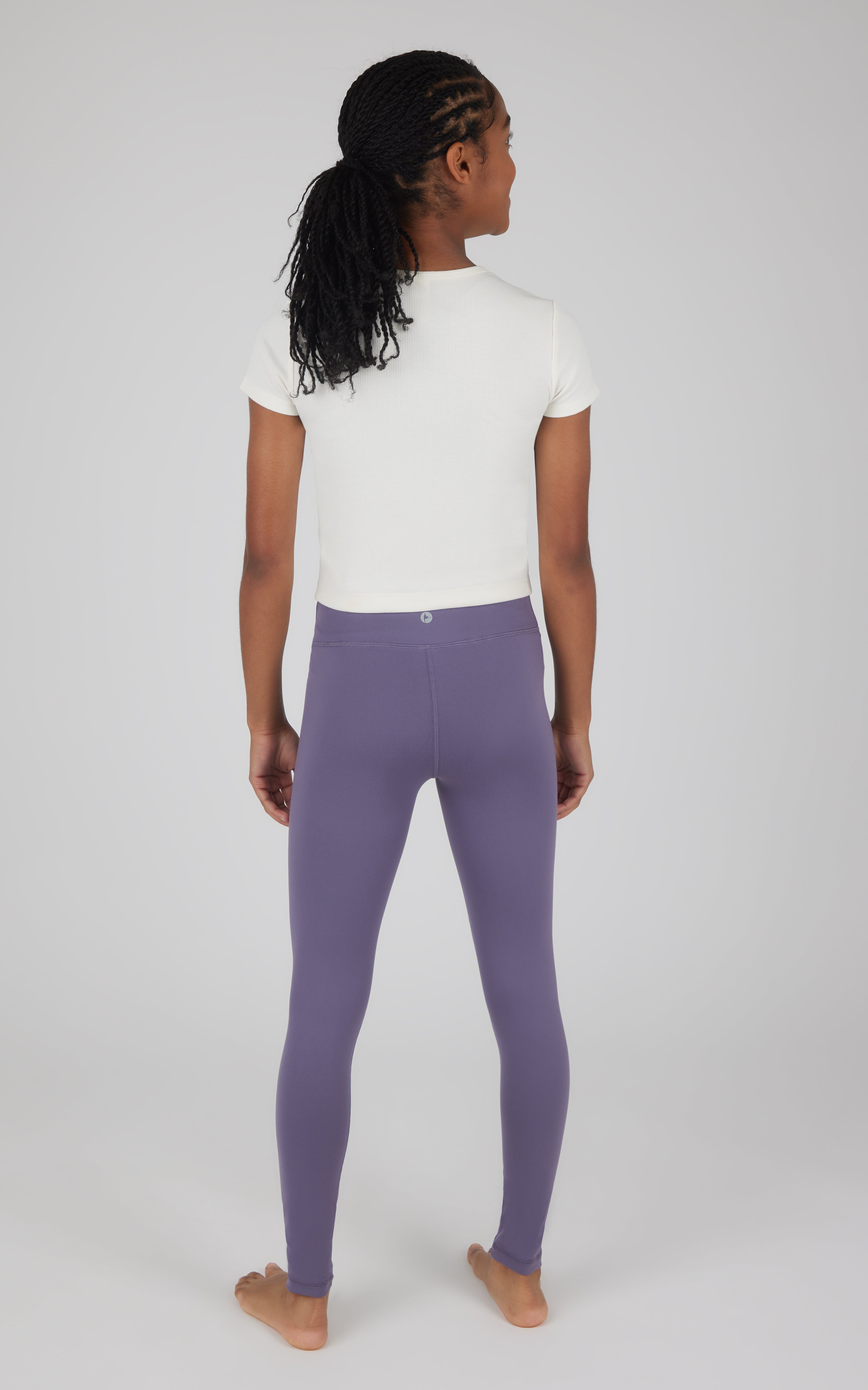 Girls 2 Pack  Interlock Everyday Full Length Legging and Everyday Interlock High Waist Flared Pant - 90 Degree by Reflex