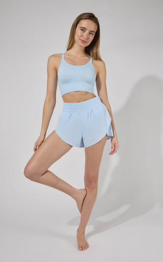 Seamless Rib Verta Bra & Lightstreme Running Short - 90 Degree by Reflex