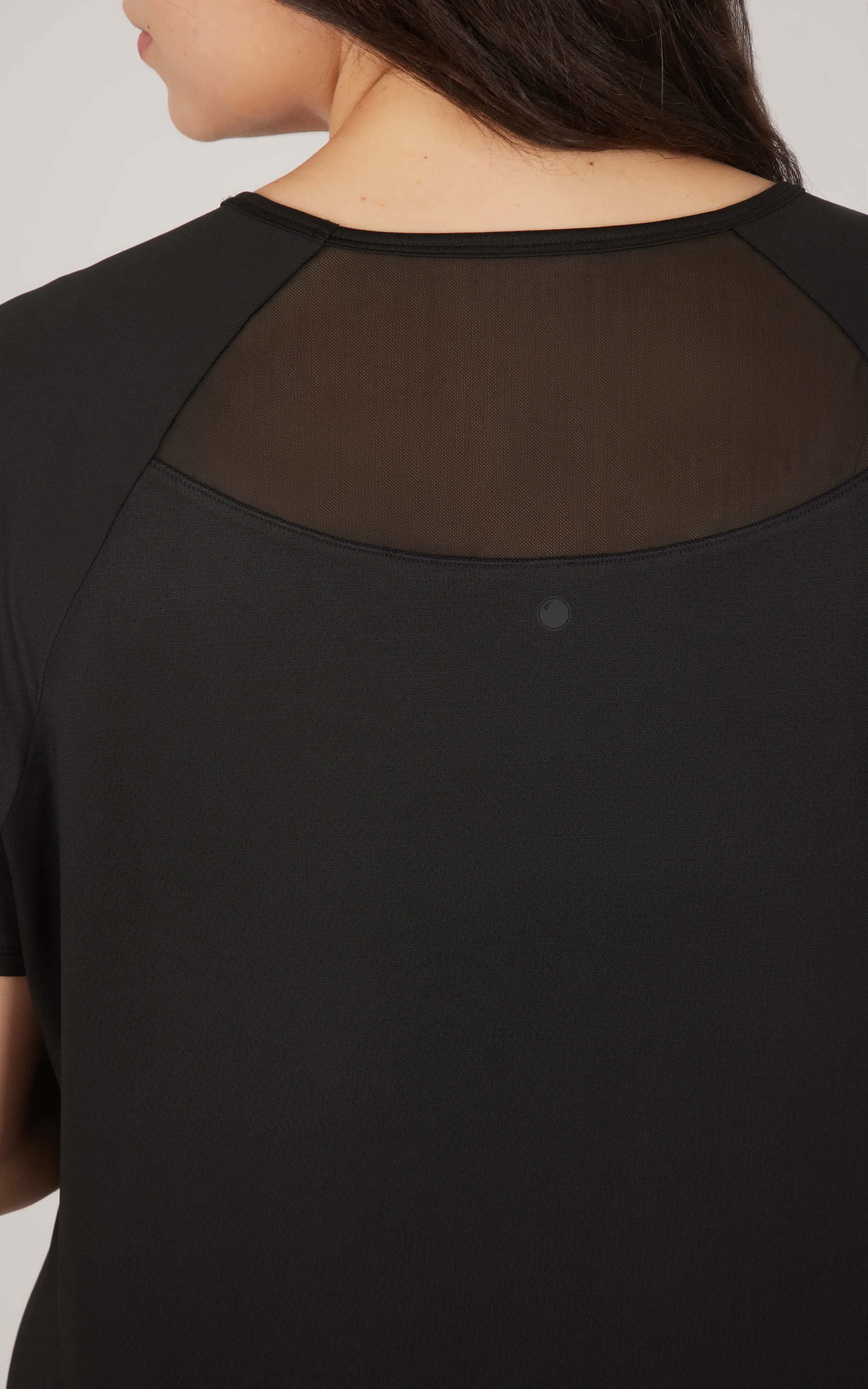 Plus Mesh Back Top
