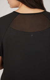 Plus Mesh Back Top