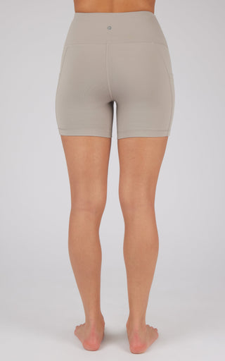 Lux Tribeca 5" High Waist Side Pocket Bike Short - 90 Degree by Reflex