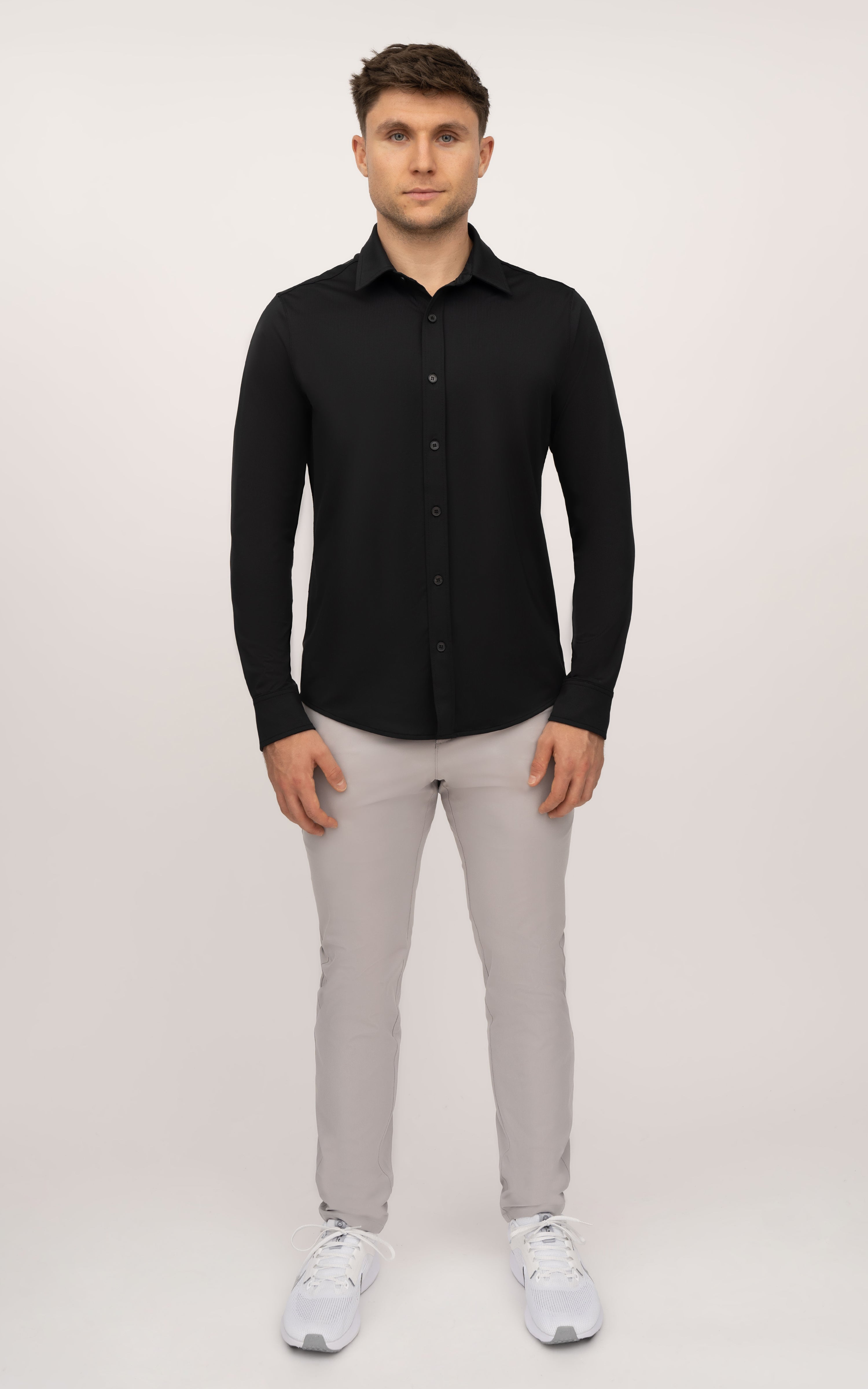 Mens Ultimate Button Down Performance Shirt - 90 Degree by Reflex