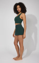 Ribbed Alamo Bra Tank & Lightstreme Crossfire Short Set