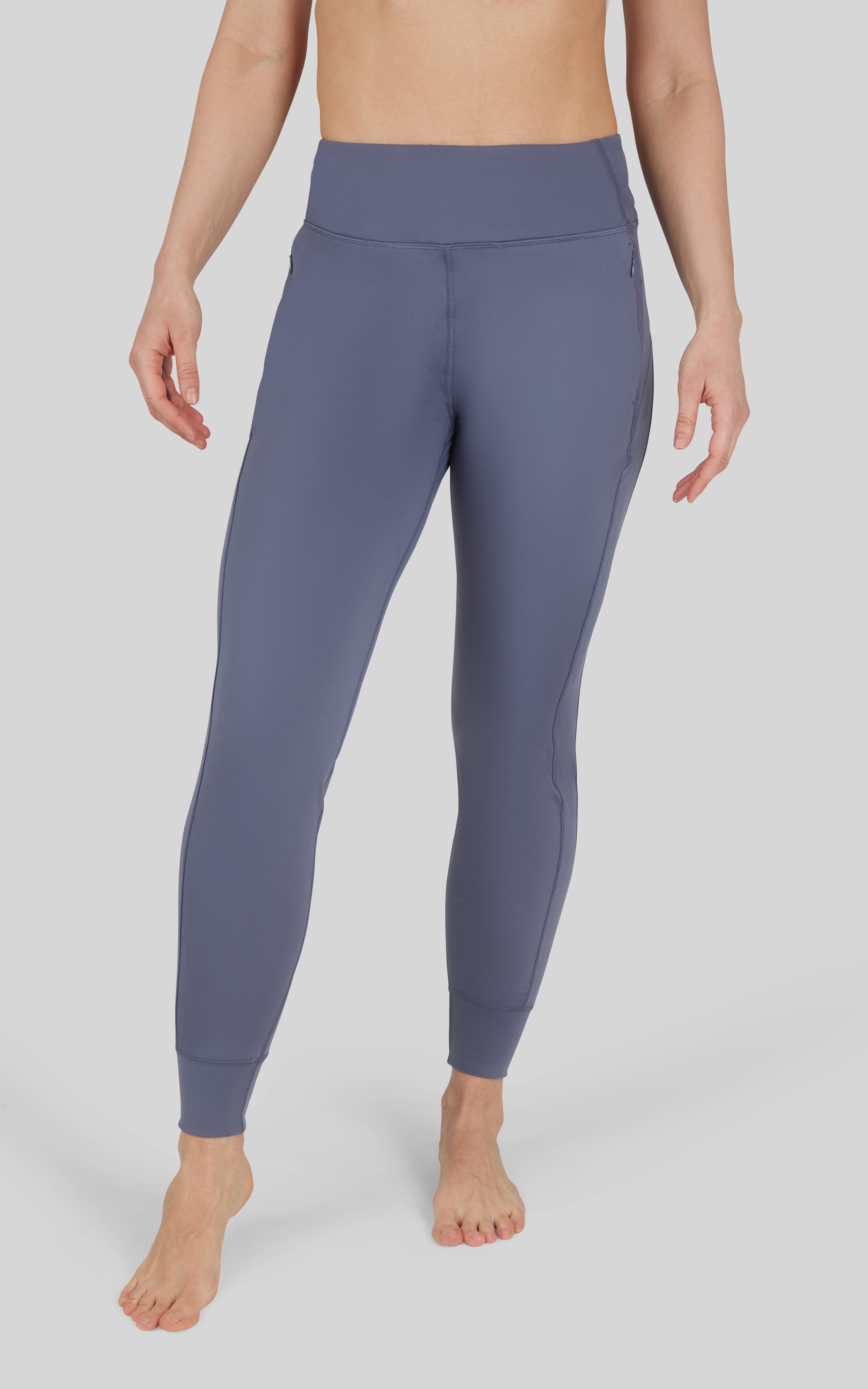 Interlock Zipper Pockets Greenwich Jogger - Our Linen Story - 90 Degree by Reflex