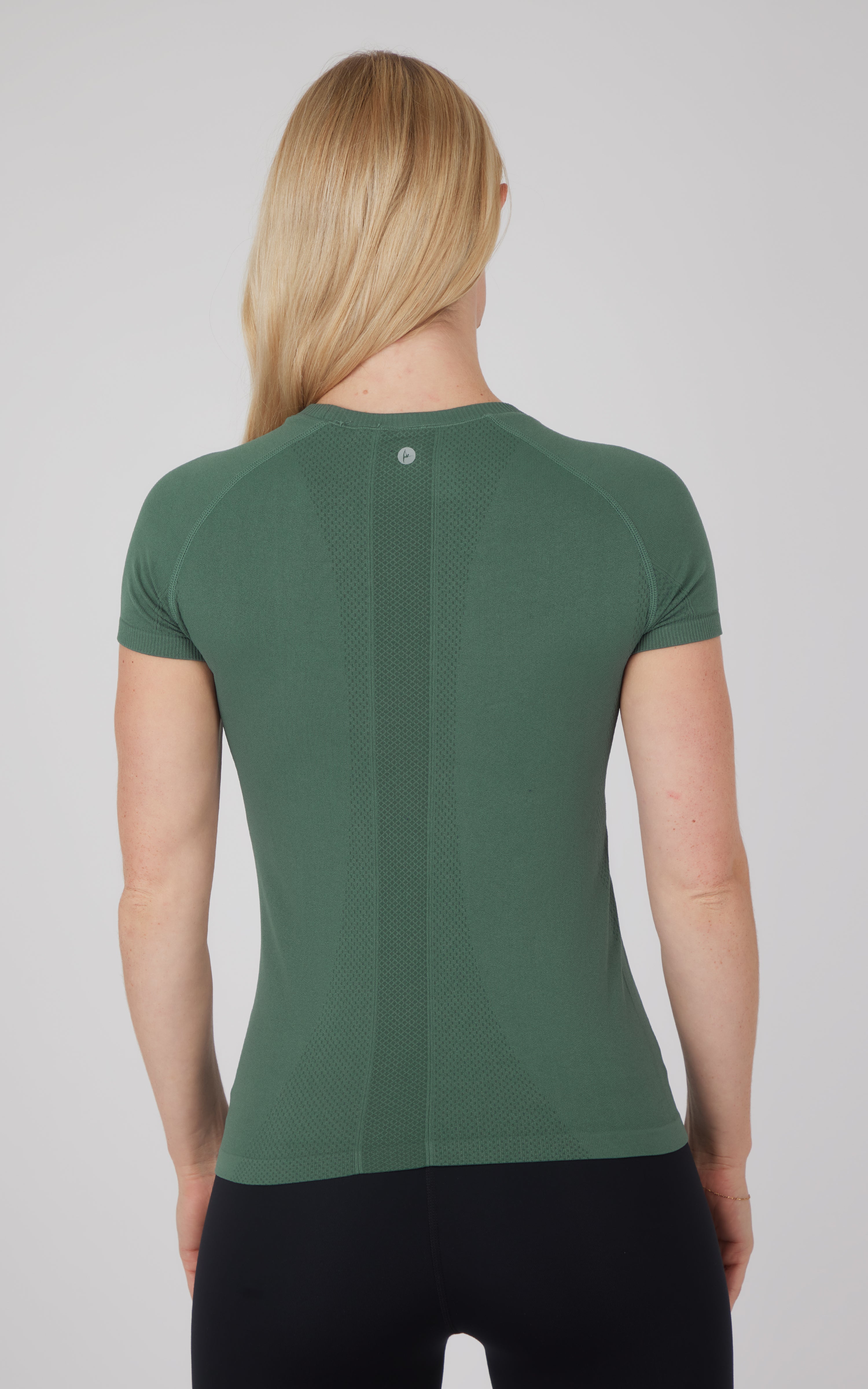 Seamless Active Short Sleeve Top - Our Earthy Story - 90 Degree by Reflex
