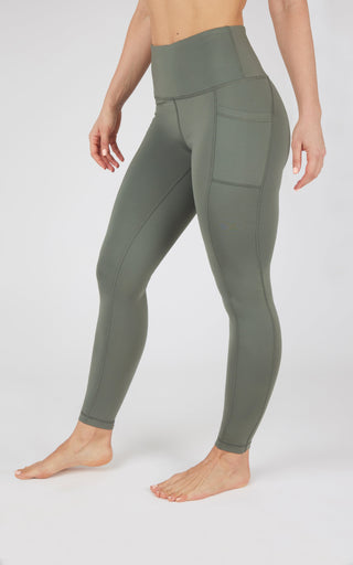 Cold Gear Fleece Lined Legging- Our Earthy Story - 90 Degree by Reflex
