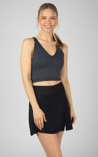 2 PK Stone Wash V-Neck Tank - Our Stone Story - 90 Degree by Reflex