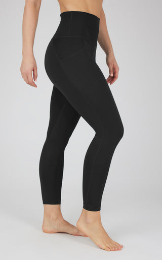 Lux Elastic Free High Waist Side Pocket 7/8 Ankle