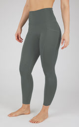 Lux Elastic Free High Waist Side Pocket 7/8 Ankle - 90 Degree by Reflex