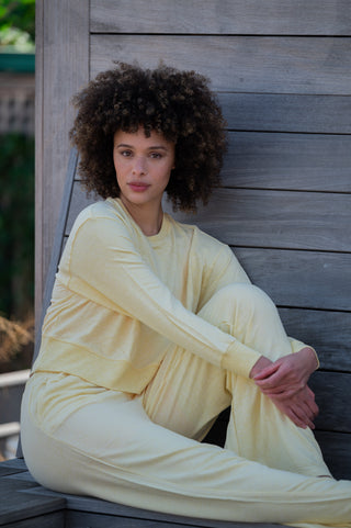 Modal Terry Crew Long Sleeve - 90 Degree by Reflex