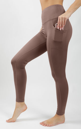 Cold Gear High Waist Fleece Lined Legging with Side Pockets