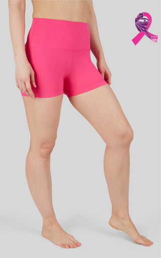 2 PK Lux 3.5" Bike Short - Pink Power