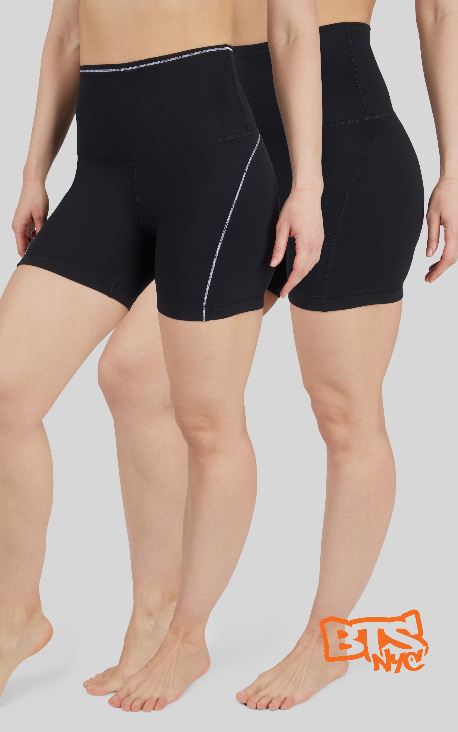 2 PK Lux Super High Waist 5" Bike Short - Beat the Streets