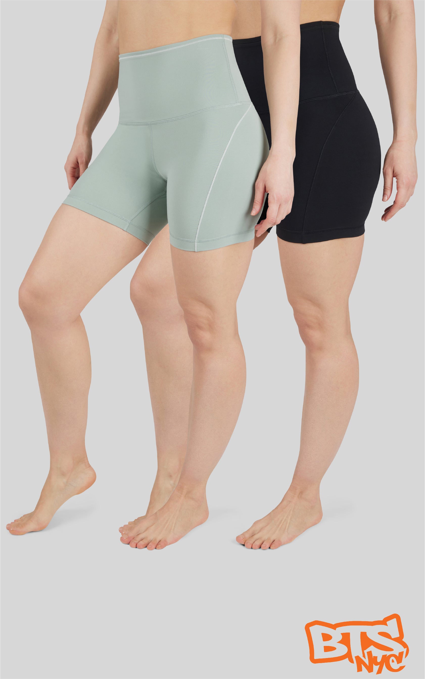 2 PK Lux Super High Waist 5" Bike Short - Beat the Streets