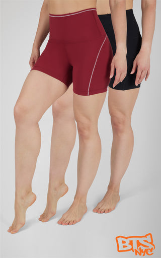 2 PK Lux Super High Waist 5" Bike Short - Beat the Streets