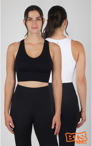 2 PK Ribbed V-Neck Tank Top - Beat the Streets