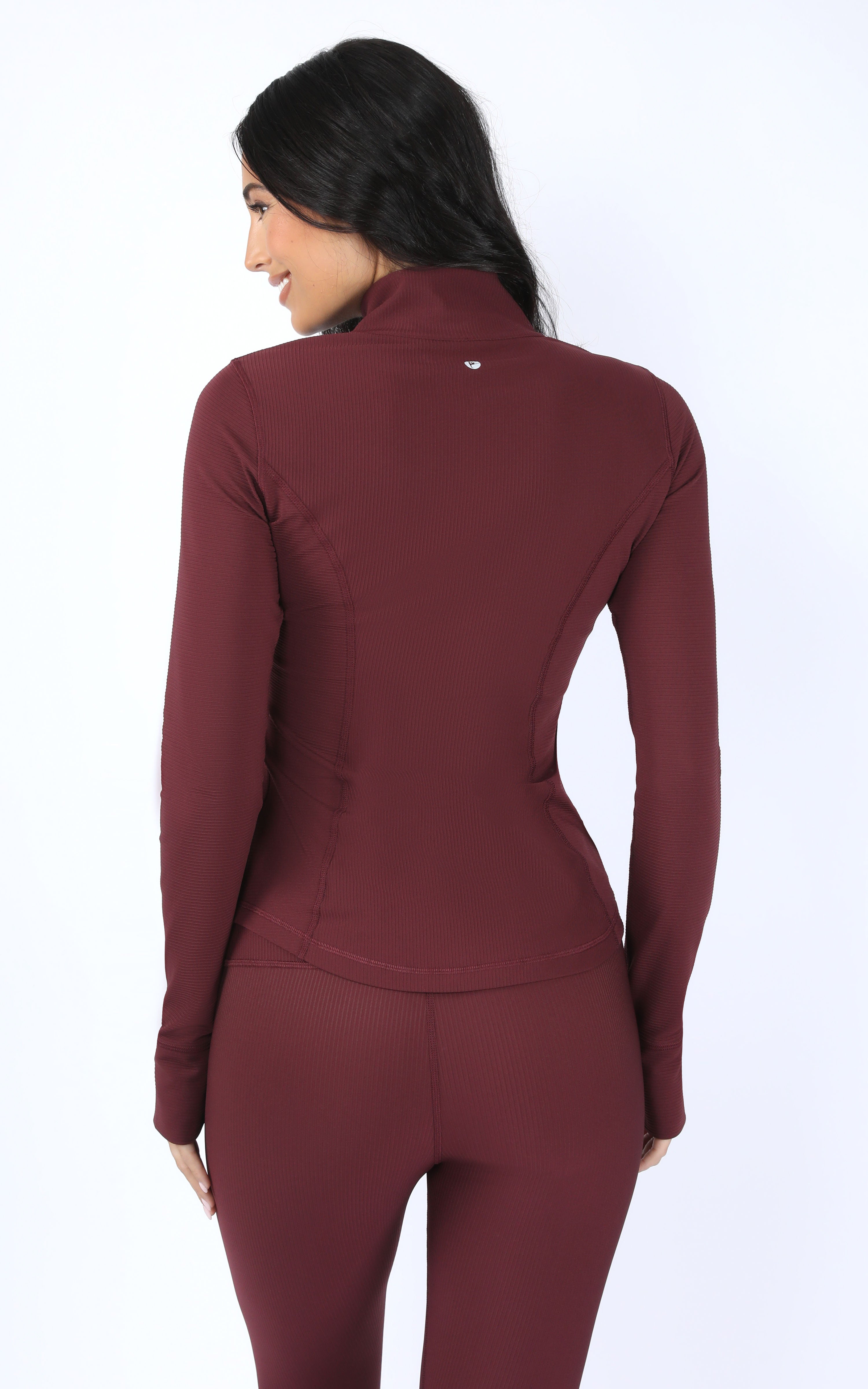 Interlink Ribbed Princess Seam Performance Jacket - 90 Degree by Reflex