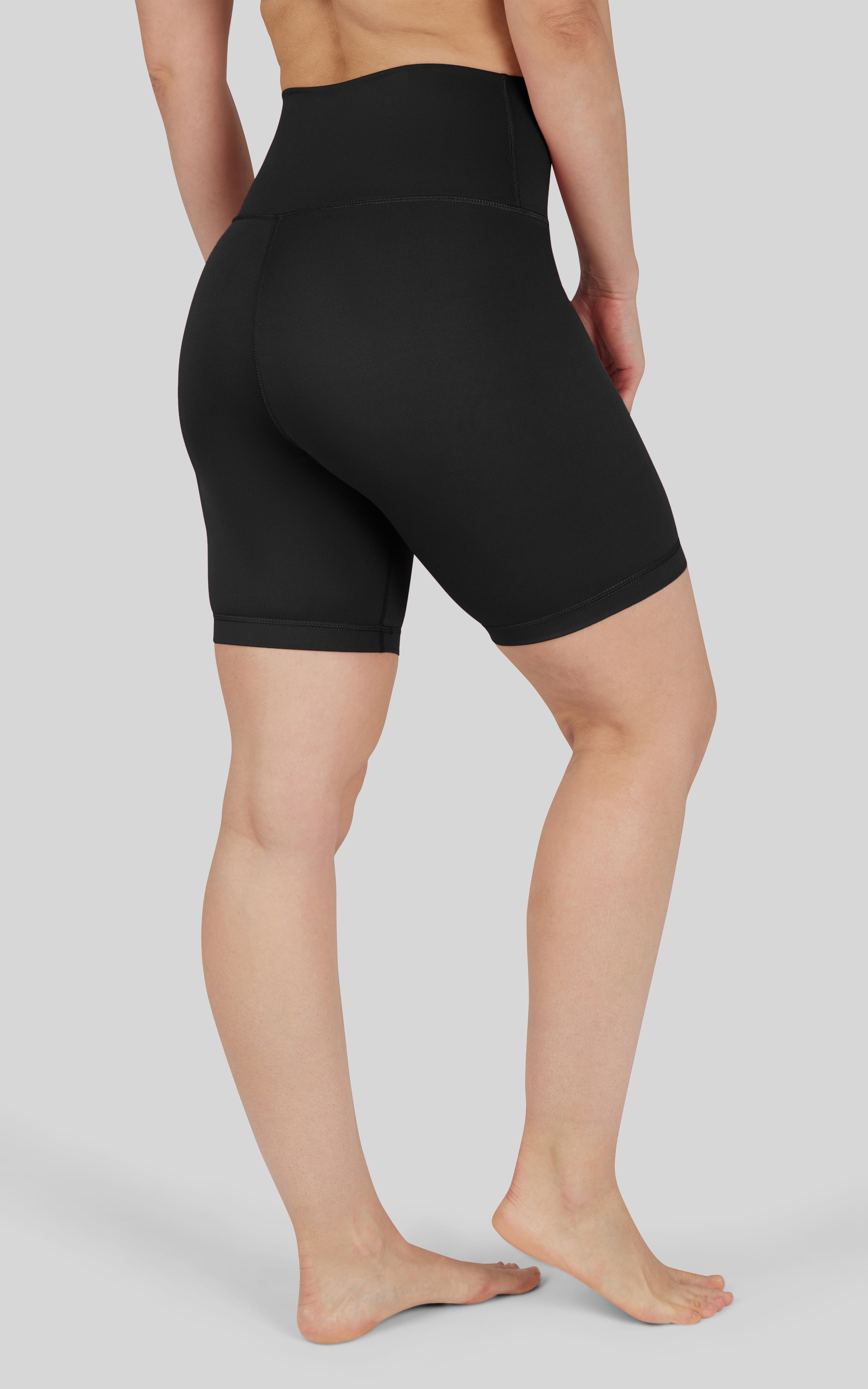 2 PK Lux Super Hi Rise 7" Classic Biker Short - 90 Degree by Reflex